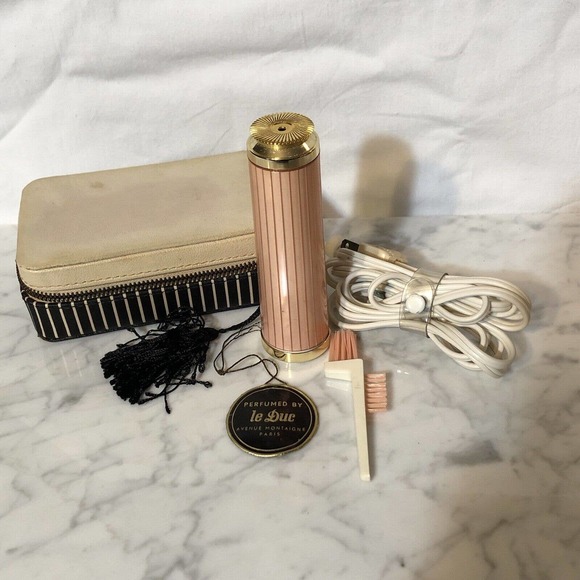 Vintage 1950s Norelco Coquette Pink Electric Shaver Hair Remover Original Box - Picture 2 of 12